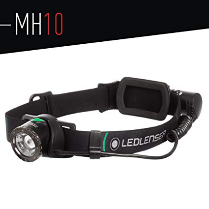 Ledlenser 600 Lumens, MH10 Headlamp with Rapid Focus System