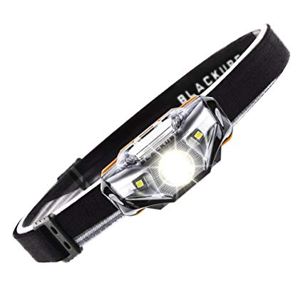 LED Headlamp Lightest Ultra Bright(Only 2.3Ounce),7 Lighting Modes,IPX6 Waterproof,Best Headlamp for Running,Camping,Hiking and Kids(Black)