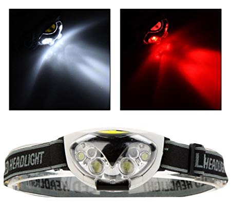 Unblemished Popular 6x LED 1200 Lumens Headlamp Outdoor Fishing Flashlight Hiking Bicycle Lamp Color Black