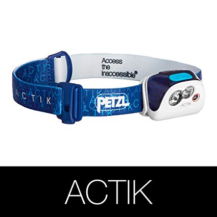 Petzl - ACTIK Headlamp, 300 Lumens, Active Lighting